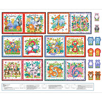 Born to Be Wild Fabric Book Panel to Sew - QuiltGirls®