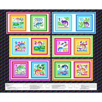 Chameleon Counting Fabric Book Panel to Sew - QuiltGirls®