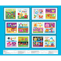 My Very Silly Monster Book of Shapes Fabric Book Panel to Sew - QuiltGirls®