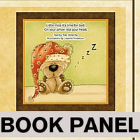 Rest Your Head Little Girl Fabric Book Panel to Sew - QuiltGirls®