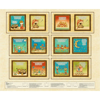 Rest Your Head Little Girl Fabric Book Panel to Sew - QuiltGirls®