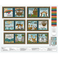 Two by Two Fabric Book Panel to Sew - QuiltGirls®