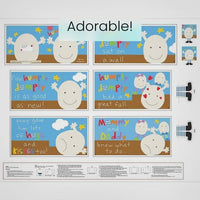 Humpty Dumpty Sat on a Wall Fabric Book Panel to sew - QuiltGirls®