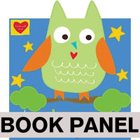 Whooo Loves You Fabric Book Panel to sew - QuiltGirls®