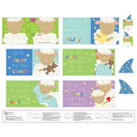 Go to Sleepy Little Sheepy Fabric Book Panel to sew - QuiltGirls®