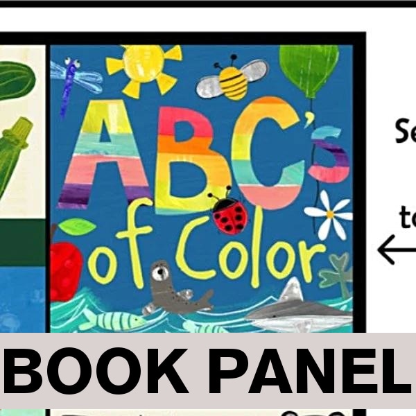 ABC's Of Color Fabric Book Panel to Sew - QuiltGirls®