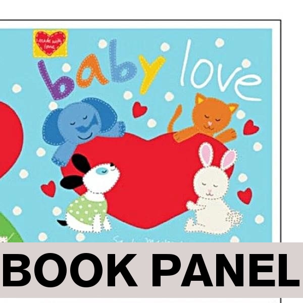 Baby Love Fabric Book Panel to sew - QuiltGirls®