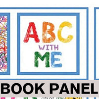 
              ABC with Me Fabric Book Panel to Sew - QuiltGirls®
            