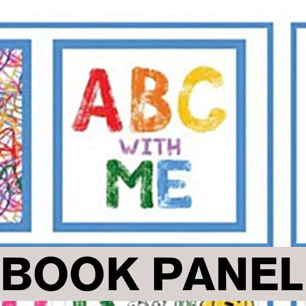 ABC with Me Fabric Book Panel to Sew - QuiltGirls®