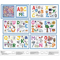 
              ABC with Me Fabric Book Panel to Sew - QuiltGirls®
            