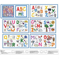 ABC with Me Fabric Book Panel to Sew - QuiltGirls®