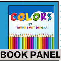 
              Colors Fabric Book Panel to sew - QuiltGirls®
            