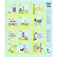 
              Susybee's Count with Lewe Fabric Book Panel to sew - QuiltGirls®
            