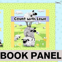 
              Susybee's Count with Lewe Fabric Book Panel to sew - QuiltGirls®
            