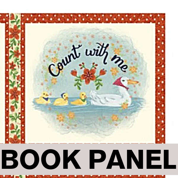 Darling Duckling Count with Me Fabric Book Panel to Sew - QuiltGirls®