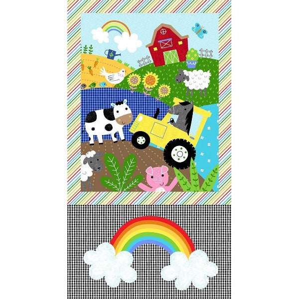 Life on the Farm Fabric Panel to sew - QuiltGirls®