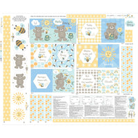 
              Hello Honey Fabric Book Panel to sew - QuiltGirls®
            