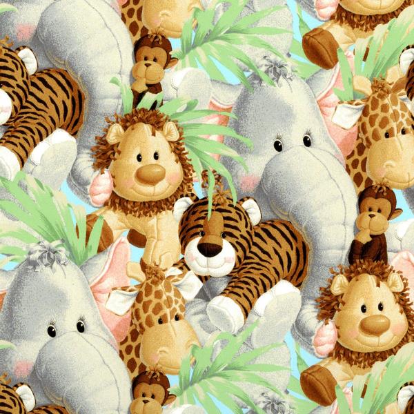 Jungle Babies Packed Fabric to sew - QuiltGirls®