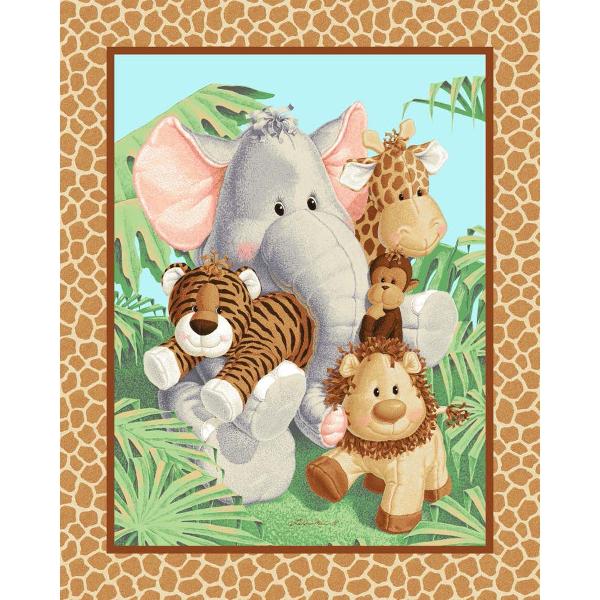 Jungle Babies Quilt Panel to sew - QuiltGirls®