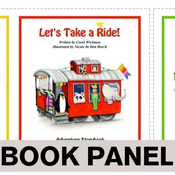 Let's Take a Ride Fabric Book Panel to Sew - QuiltGirls®