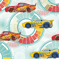 (Remnant 18") Disney Cars Need for Speed Fabric to sew - QuiltGirls®