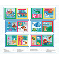 
              ABC Noah and Friends Fabric Book Panel to Sew - Book Panel (35’’x44’’) - Panel
            