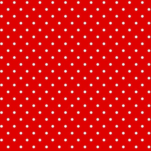 RED Novelty Print White Dots on Red Fabric to Sew - QuiltGirls®