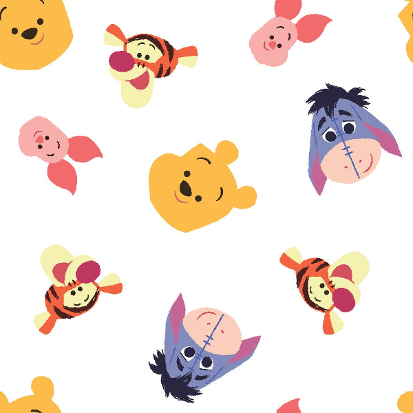 Pooh Sweet Head Toss Fabric to sew