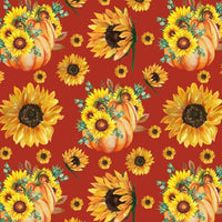 Harvest Pumpkins and Sunflowers Fabric to sew - QuiltGirls®