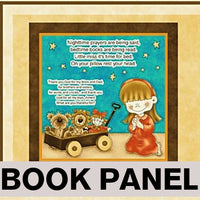 
              Rest Your Head Little Girl Fabric Book Panel to Sew - QuiltGirls®
            