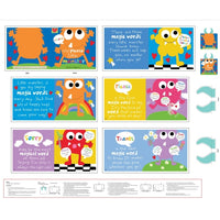 
              Say Please Little Monster Fabric Book Panel to sew - QuiltGirls®
            
