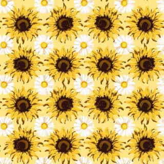 Sunflowers and Daisies Fabric to sew - QuiltGirls®