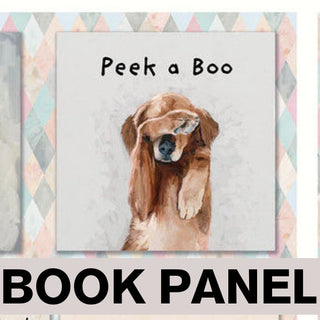 Peek a Boo Fabric Book Panel to Sew - QuiltGirls®