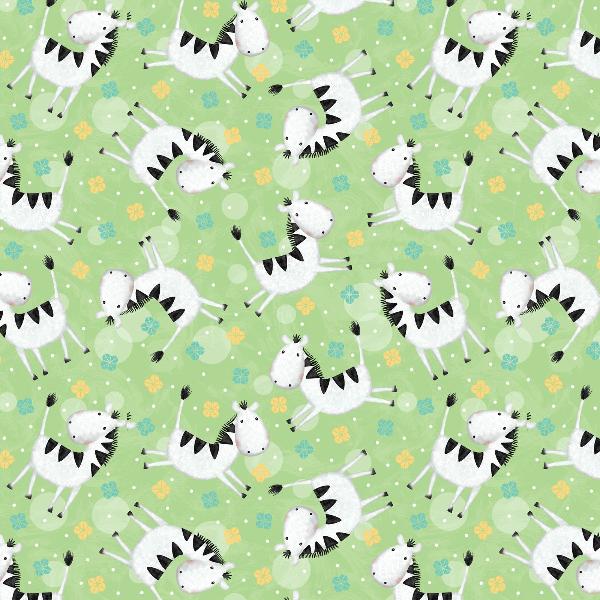 Sweet Safari Zebra Fabric to sew - QuiltGirls®