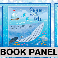 
              Swim with Me Fabric Book Panel to Sew - QuiltGirls®
            