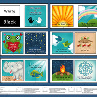 The Land of Opposites Fabric Book Panel to sew Book Panel (35’’x44’’) Panel