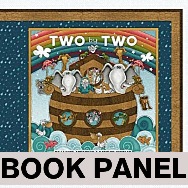 Two by Two Fabric Book Panel to Sew - QuiltGirls®