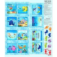 
              Susybee's Under the Sea Fabric Book Panel to sew - QuiltGirls®
            