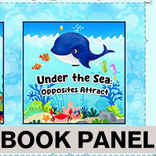 Susybee's Under the Sea Fabric Book Panel to sew - QuiltGirls®