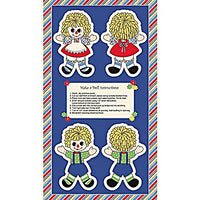 
              Holly's Dollies Craft Panel to sew - QuiltGirls®
            