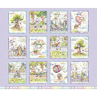 Whiskerville Fabric Panel to sew - QuiltGirls®