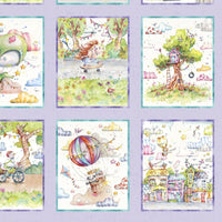 Whiskerville Fabric Panel to sew - QuiltGirls®