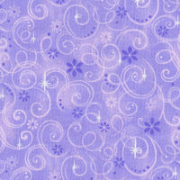 PURP Make Believe Purple Glitter Fabric to sew - QuiltGirls®