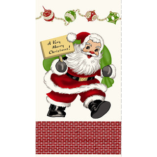 Santa Coming to Town Quilt Panel to sew - QuiltGirls®