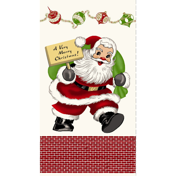 Santa Coming to Town Quilt Panel to sew - QuiltGirls®