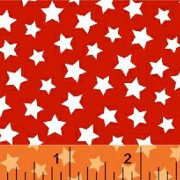 RED Windham Basics Red Stars Fabric to sew - QuiltGirls®