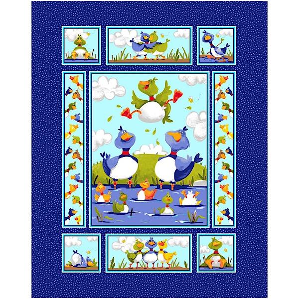 Susybee's Bill and Bob Best Friends Quilt Panel to sew - QuiltGirls®