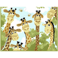 Susybee's Giraffe Play Mat Panel to sew - QuiltGirls®