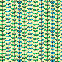 GRN House on the Hill Leaf Stripe Green Fabric to sew - QuiltGirls®