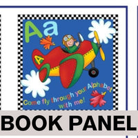 Alpha-Babies Fabric Book Panel to Sew - QuiltGirls®